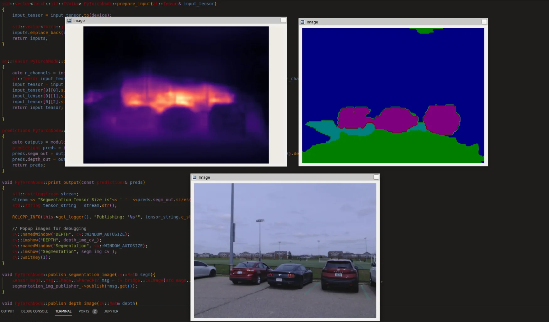 Video illustration of Hydranet in ROS2 middleware